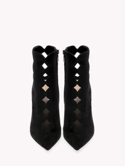 Gianvito Rossi Booties-ARIANA BLACK SUEDE