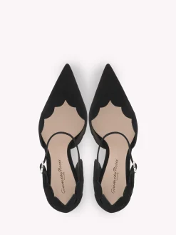 Gianvito Rossi Pumps-ARIANA D'ORSAY BLACK SUEDE