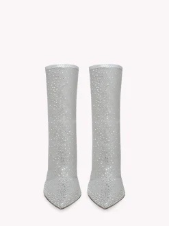 Gianvito Rossi Booties-AURORA SILVER
