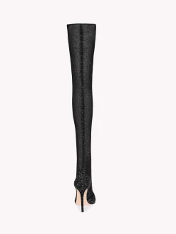 Gianvito Rossi Boots-AURORA CUISSARD BLACK