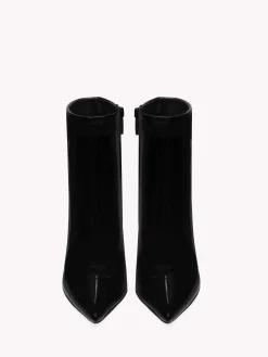 Gianvito Rossi Booties-AVRIL BOOTIE BLACK PATENT