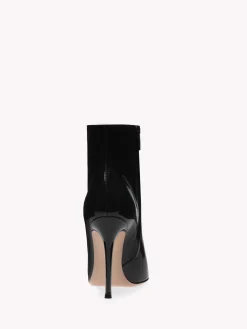 Gianvito Rossi Booties-AVRIL BOOTIE BLACK PATENT