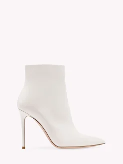 Gianvito Rossi Booties-AVRIL BOOTIE WHITE