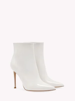 Gianvito Rossi Booties-AVRIL BOOTIE WHITE