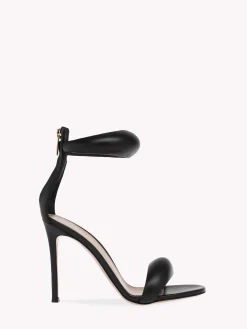 Gianvito Rossi Sandals|Bijoux-BIJOUX BLACK LEATHER