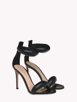 Gianvito Rossi Sandals|Bijoux-BIJOUX BLACK LEATHER