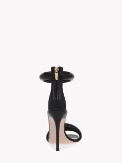 Gianvito Rossi Sandals|Bijoux-BIJOUX BLACK LEATHER
