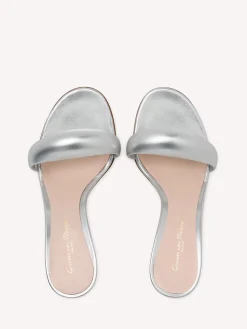 Gianvito Rossi Mules|Bijoux-BIJOUX MULE 85 SILVER