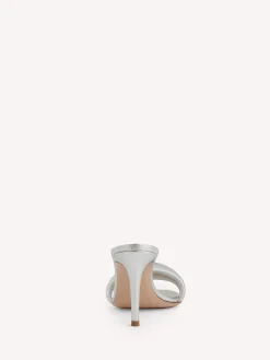 Gianvito Rossi Mules|Bijoux-BIJOUX MULE 85 SILVER