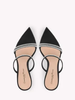 Gianvito Rossi Mules-CANNES PLATFORM BLACK