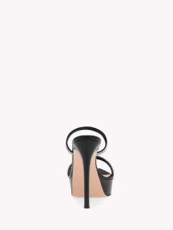 Gianvito Rossi Mules-CANNES PLATFORM BLACK