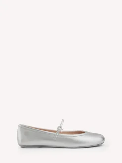 Gianvito Rossi Flats-CARLA SILVER