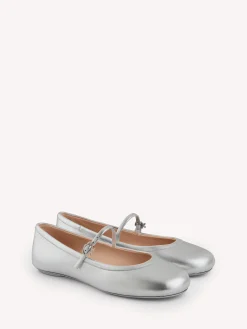 Gianvito Rossi Flats-CARLA SILVER