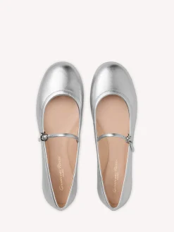 Gianvito Rossi Flats-CARLA SILVER