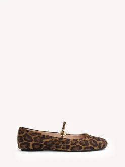 Gianvito Rossi Flats-CARLA LEOPARD PRINT