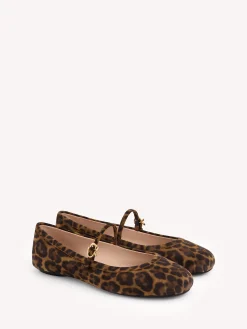 Gianvito Rossi Flats-CARLA LEOPARD PRINT