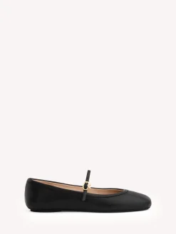 Gianvito Rossi Flats-CARLA BLACK LEATHER