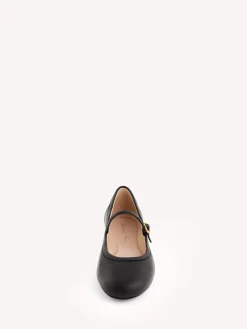Gianvito Rossi Flats-CARLA BLACK LEATHER