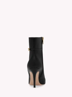 Gianvito Rossi Booties-CARREY BOOTIE 85 BLACK LEATHER