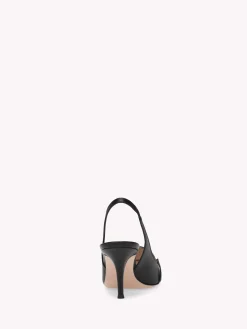 Gianvito Rossi Pumps-CARREY SLING 70 BLACK LEATHER
