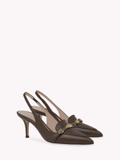 Gianvito Rossi Pumps-CARREY SLING 70 BROWN