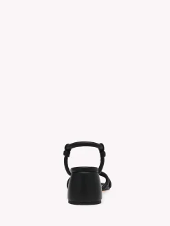 Gianvito Rossi Sandals-CASSIS BLACK LEATHER
