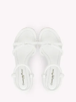 Gianvito Rossi Sandals-CASSIS WHITE LEATHER