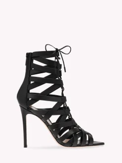 Gianvito Rossi Booties-CATHERINE BOOTIE BLACK LEATHER