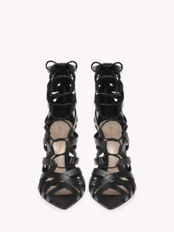 Gianvito Rossi Booties-CATHERINE BOOTIE BLACK LEATHER