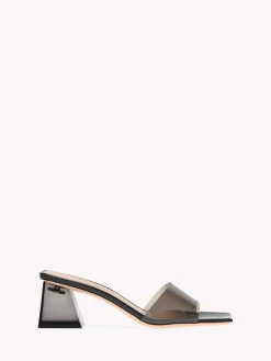 Gianvito Rossi Mules|Plexi-COSMIC BLACK