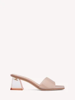 Gianvito Rossi Mules|Plexi-COSMIC PINK