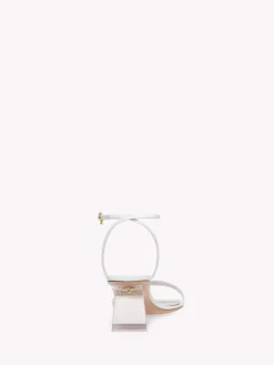 Gianvito Rossi Sandals-COSMIC SANDAL WHITE LEATHER