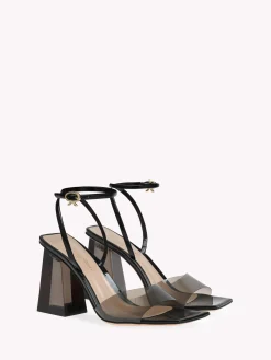 Gianvito Rossi Sandals|Plexi-COSMIC SANDAL 85 BLACK
