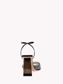 Gianvito Rossi Sandals|Plexi-COSMIC SANDAL 85 BLACK
