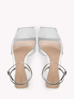 Gianvito Rossi Sandals-COSMIC SANDAL 85 SILVER