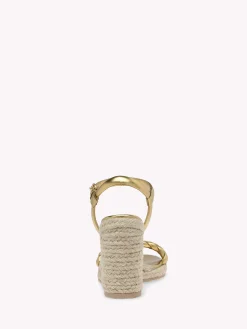 Gianvito Rossi Sandals-CRUZ WEDGE MEKONG GOLD