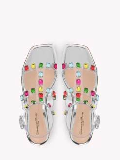 Gianvito Rossi Flats|Sandals-CRYSTAL CRASH 05 MULTICOLOR