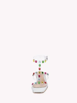 Gianvito Rossi Flats|Sandals-CRYSTAL CRASH 05 MULTICOLOR