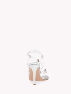 Gianvito Rossi Sandals-CRYSTAL FEVER SILVER