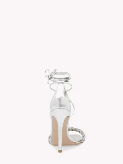 Gianvito Rossi Sandals-CRYSTAL LEOMI SILVER