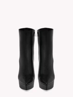 Gianvito Rossi Booties-DASHA BOOTIE BLACK LEATHER