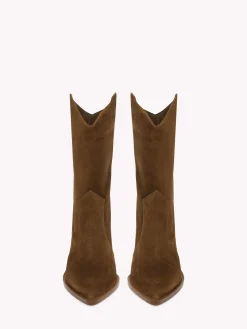 Gianvito Rossi Booties-DENVER BROWN