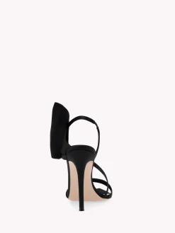 Gianvito Rossi Sandals-DOSITEA BLACK SATIN