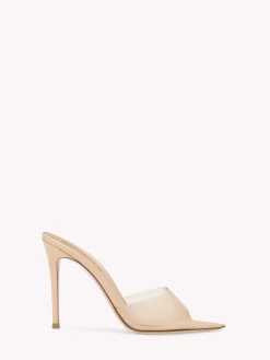 Gianvito Rossi Mules|Plexi-ELLE NEUTRALS