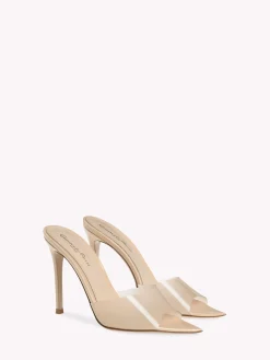 Gianvito Rossi Mules|Plexi-ELLE NEUTRALS