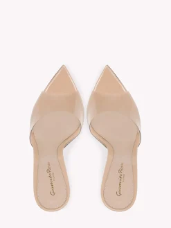 Gianvito Rossi Mules|Plexi-ELLE NEUTRALS