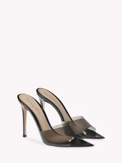 Gianvito Rossi Mules|Plexi-ELLE BLACK