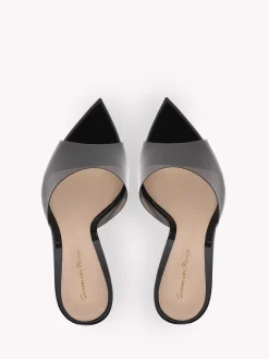 Gianvito Rossi Mules|Plexi-ELLE BLACK