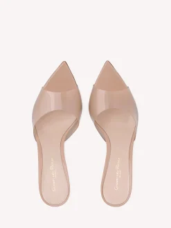 Gianvito Rossi Mules-ELLE 55 NEUTRALS