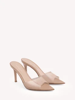 Gianvito Rossi Mules|Plexi-ELLE 85 NEUTRALS